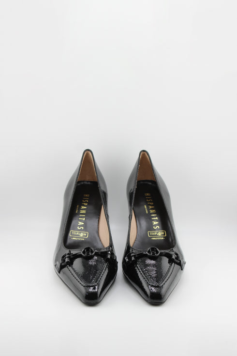 Hispanitas Pointed Toe Patent Leather Pumps
